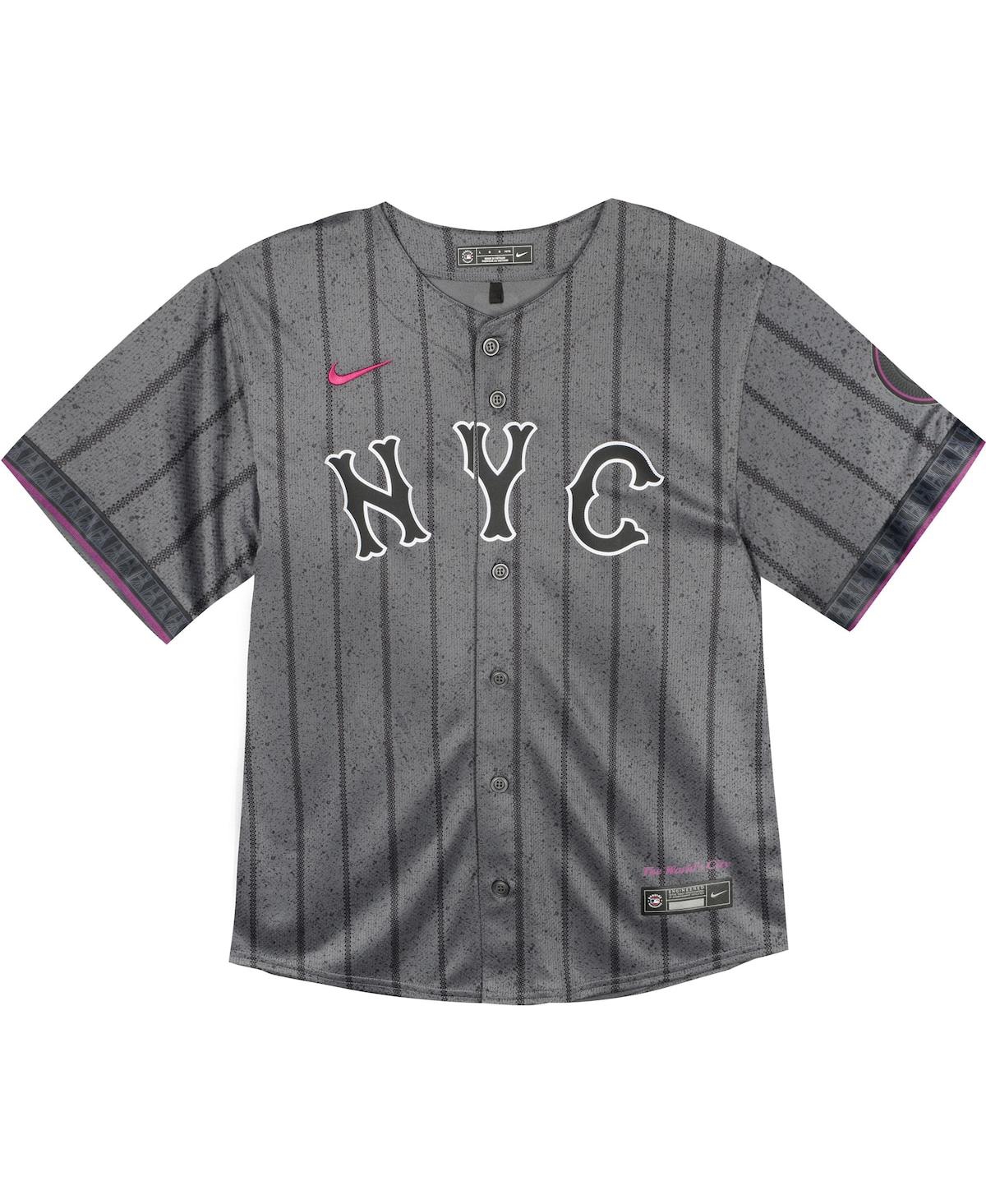 Nike Baby Francisco LindorNew York Mets 2024 City Connect Limited Player Jersey - Graphite