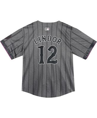 Baby Francisco Lindor Graphite New York Mets 2024 City Connect Limited Player Jersey