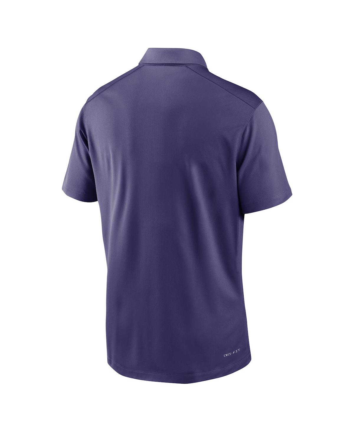 Nike Men's Purple Kansas State Wildcats 2024 Sideline Victory Coaches Performance Polo