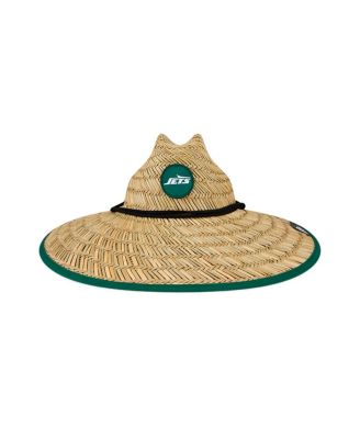 Men's Natural New York Jets Straw Hat