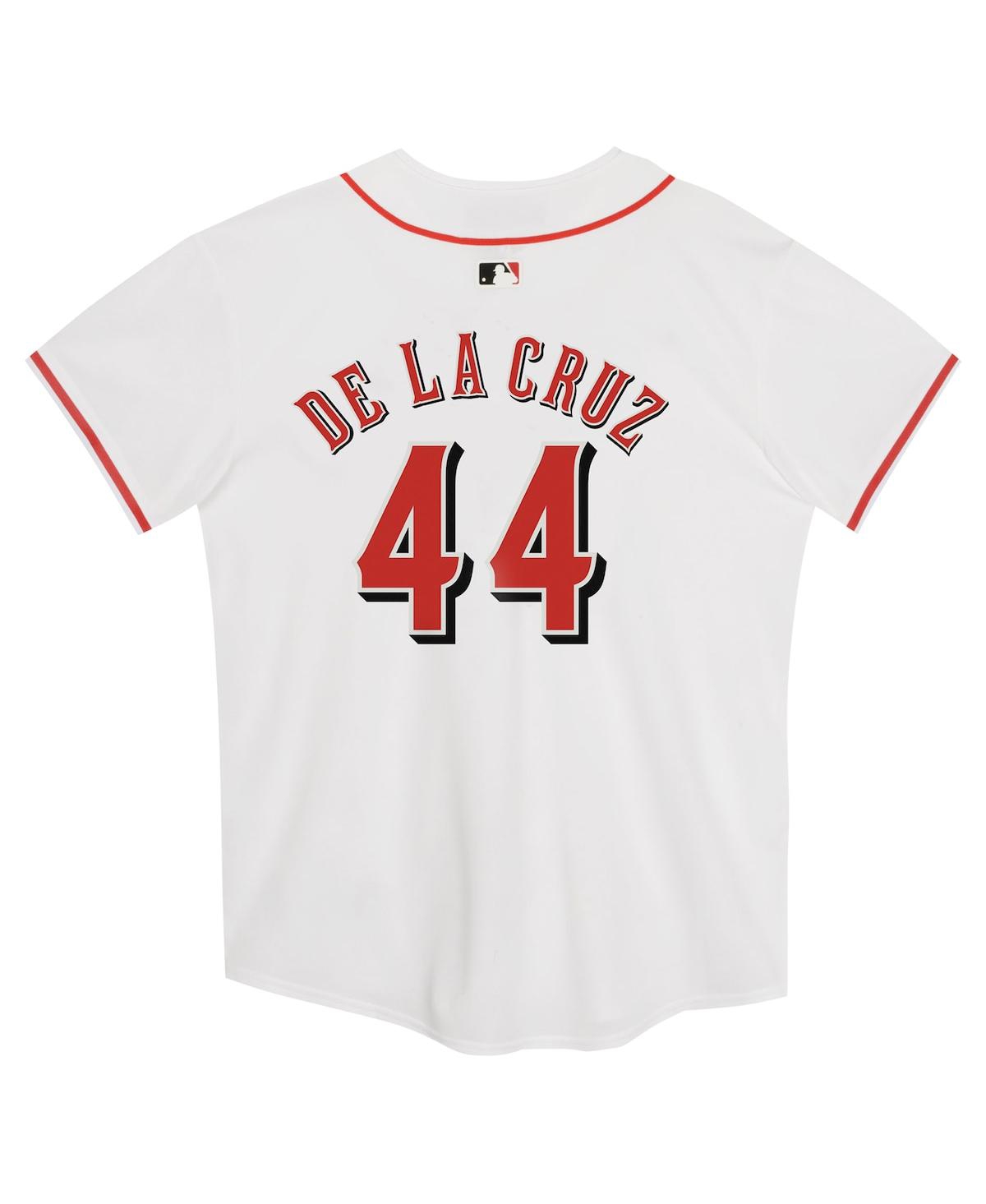 Nike Preschool Elly De La CruzCincinnati Reds Home Game Jersey - White