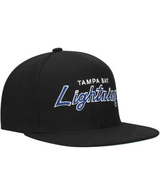 Men's Black Tampa Bay Lightning Core Team Script 2.0 Snapback Hat