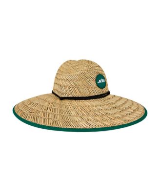 Men's Natural New York Jets Straw Hat