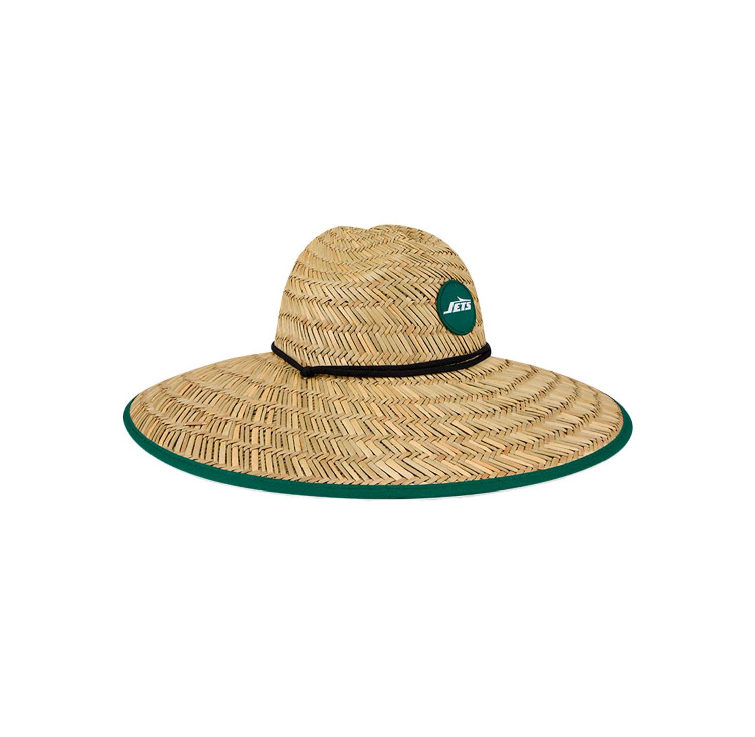 Men's Natural New York Jets Straw Hat