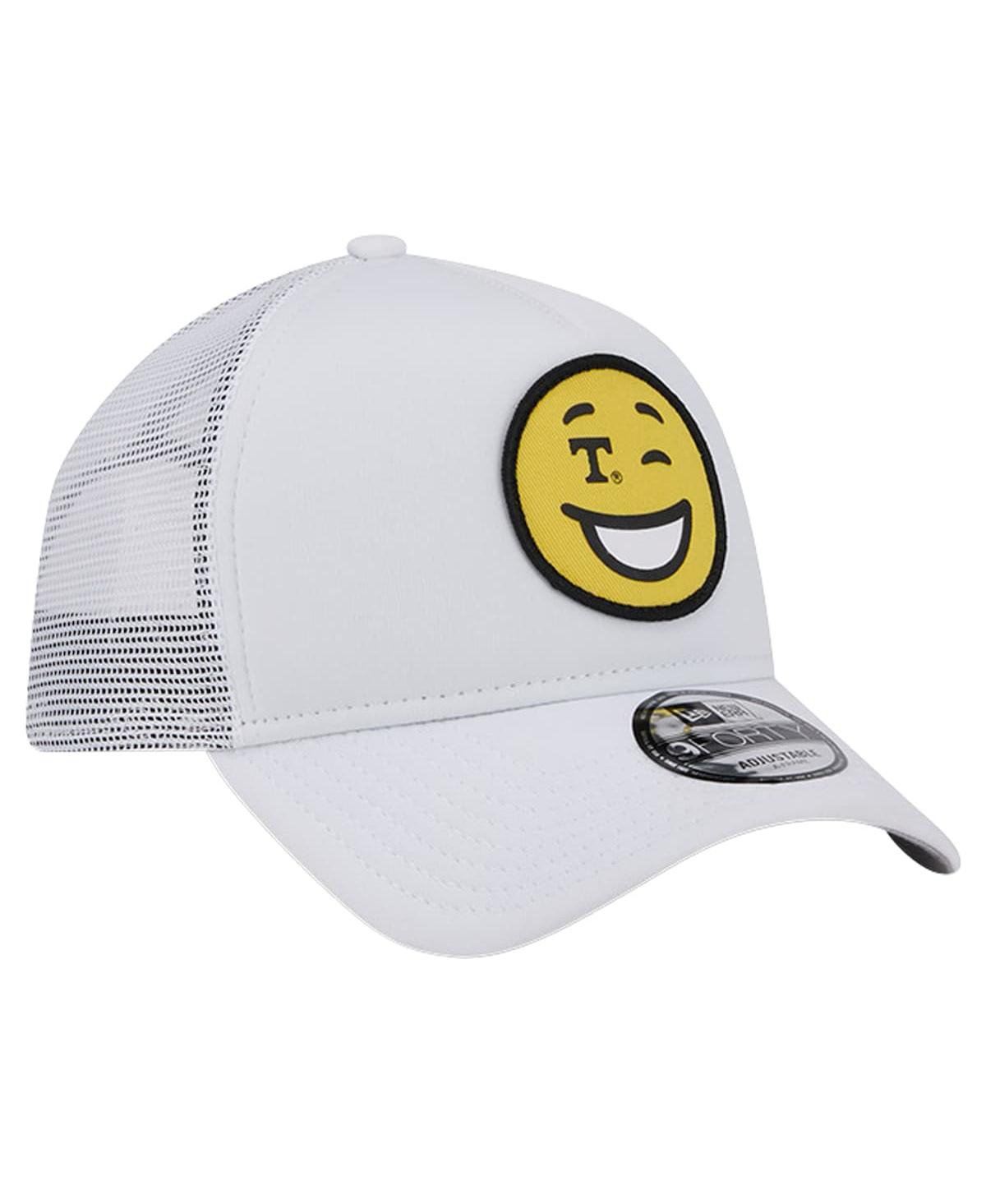 New Era Men's White Tennessee Volunteers Wink Foam Trucker Adjustable Hat In White