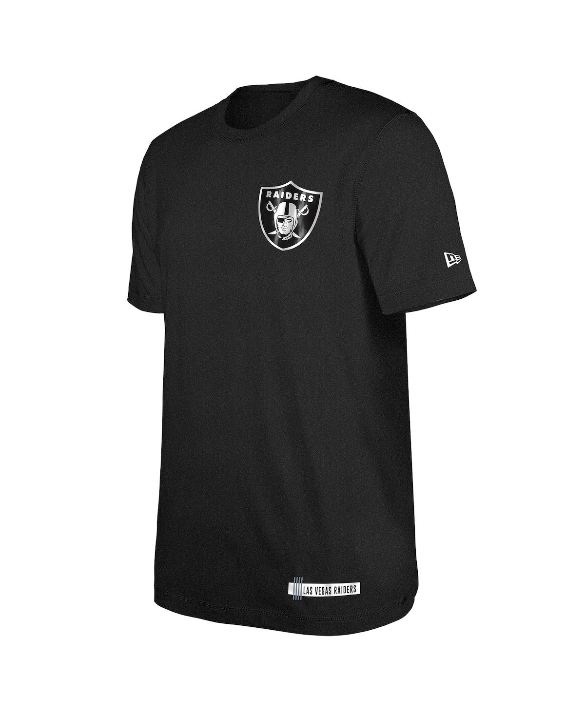 NEW ERA MEN'S BLACK LAS VEGAS RAIDERS 2024 NFL TRAINING CAMP T-SHIRT 