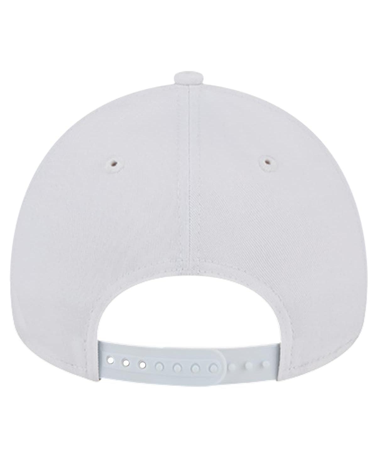 New Era Men's White Los Angeles Angels Tc A-frame 9forty Adjustable Hat In White