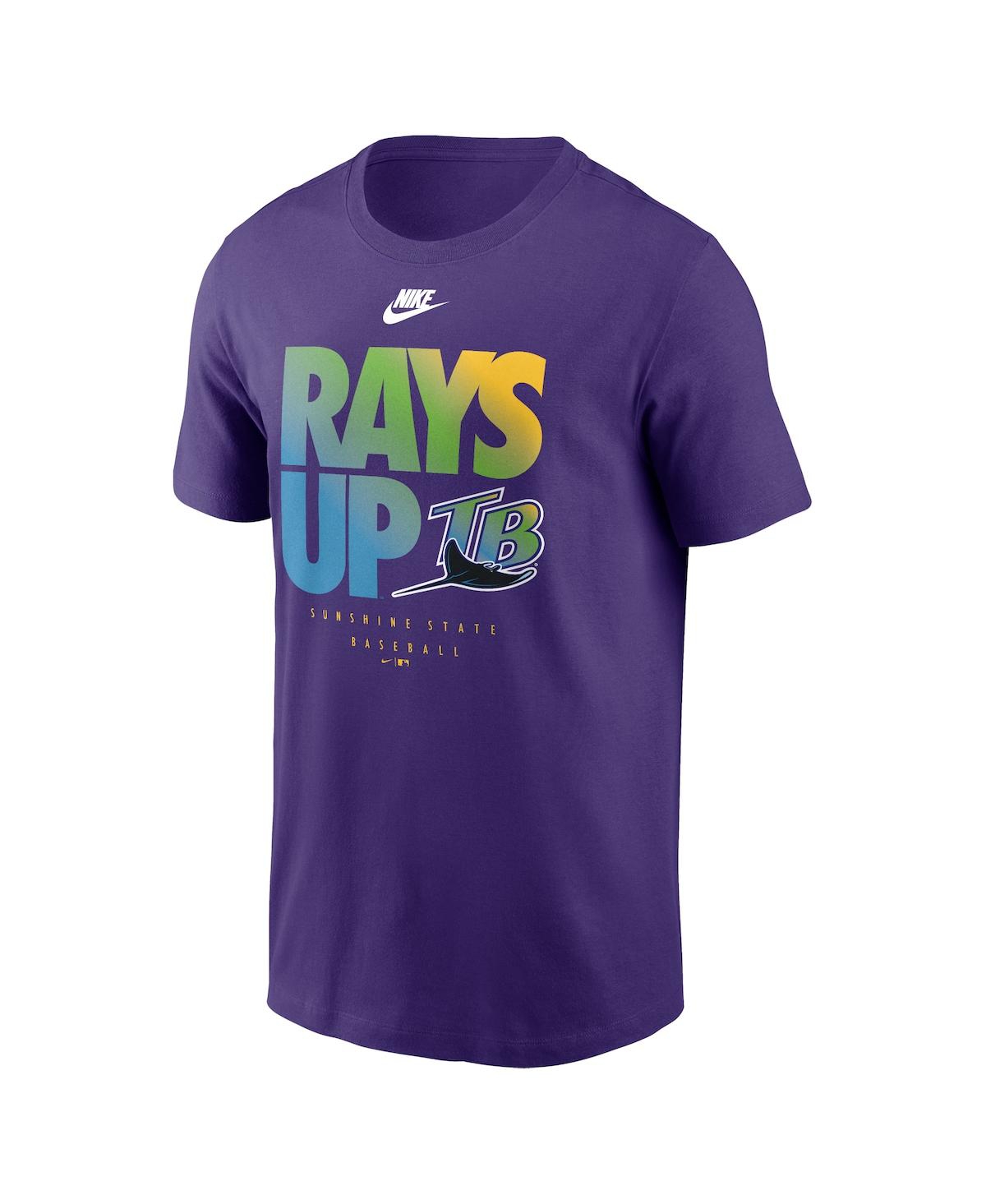 Nike Men'sTampa Bay Rays Local Home Town T-Shirt - Purple