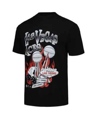 Men's and Women's Black Las Vegas Aces Team T-Shirt