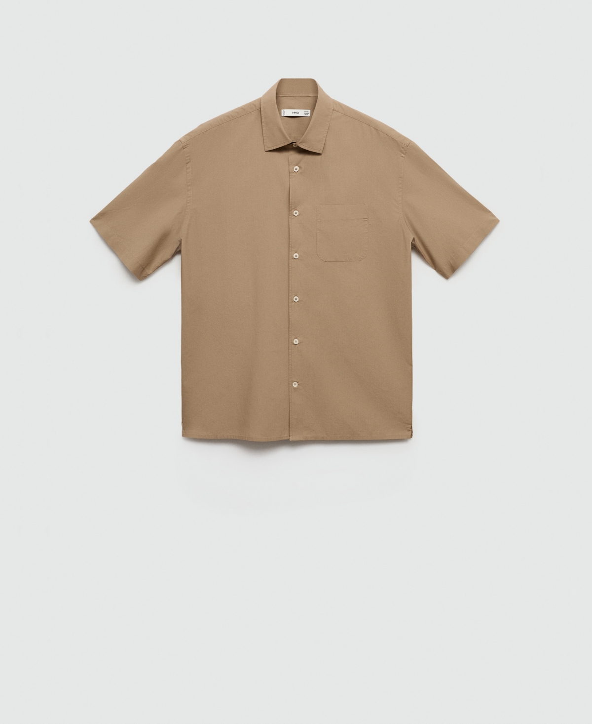Mango Men's Pocket Detail Cotton Shirt