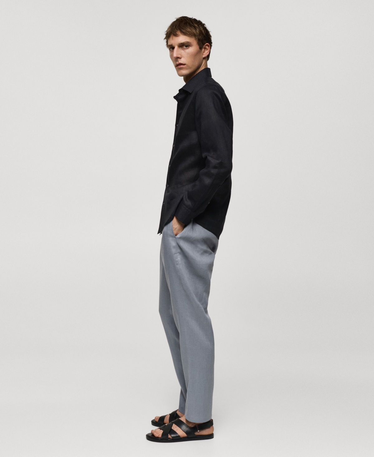 Mango Men's Linen Shirt