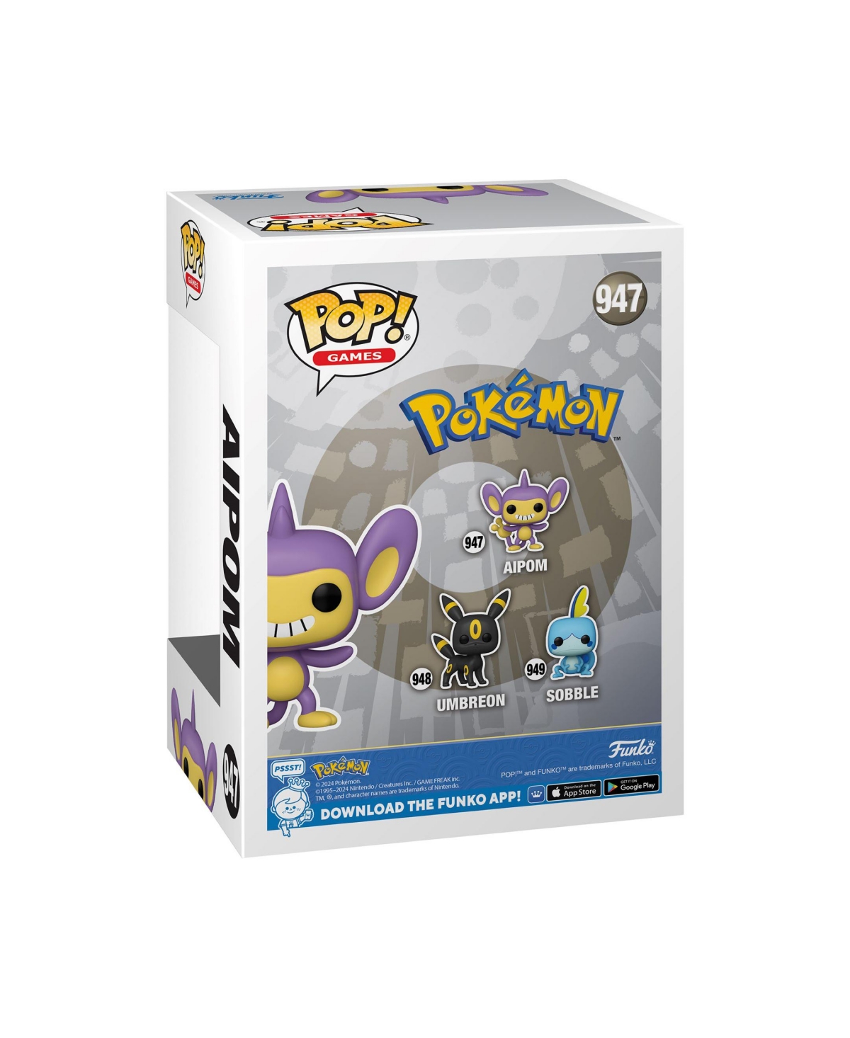 Funko Pop Games Pokemon Aipom Fl Action Figure In Multi