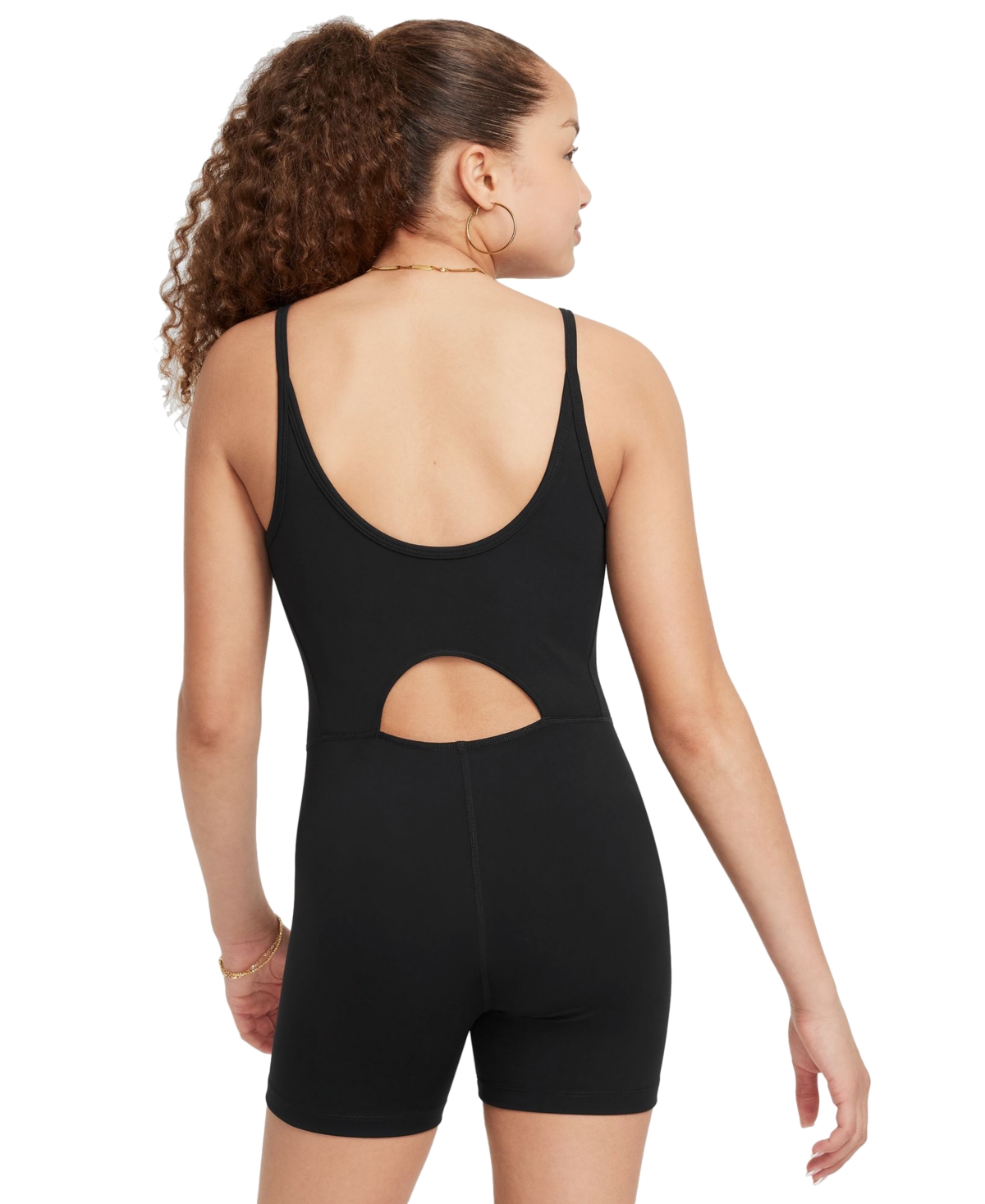 Nike Big Girls One Dri-fit Cutout Sleeveless Unitard