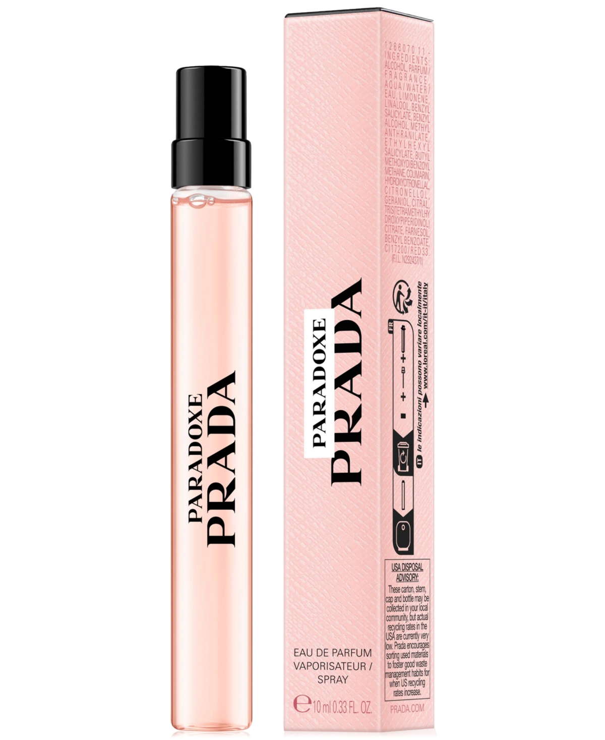Prada Paradoxe Eau De Parfum, 0.33 Oz. In No Color
