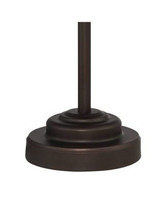 Malta Rustic Farmhouse Desk Lamp 18 1/2" High Satin Bronze Metal Adjustable Blond Mica Shade for Bedroom Living Room Bedside Nightstand