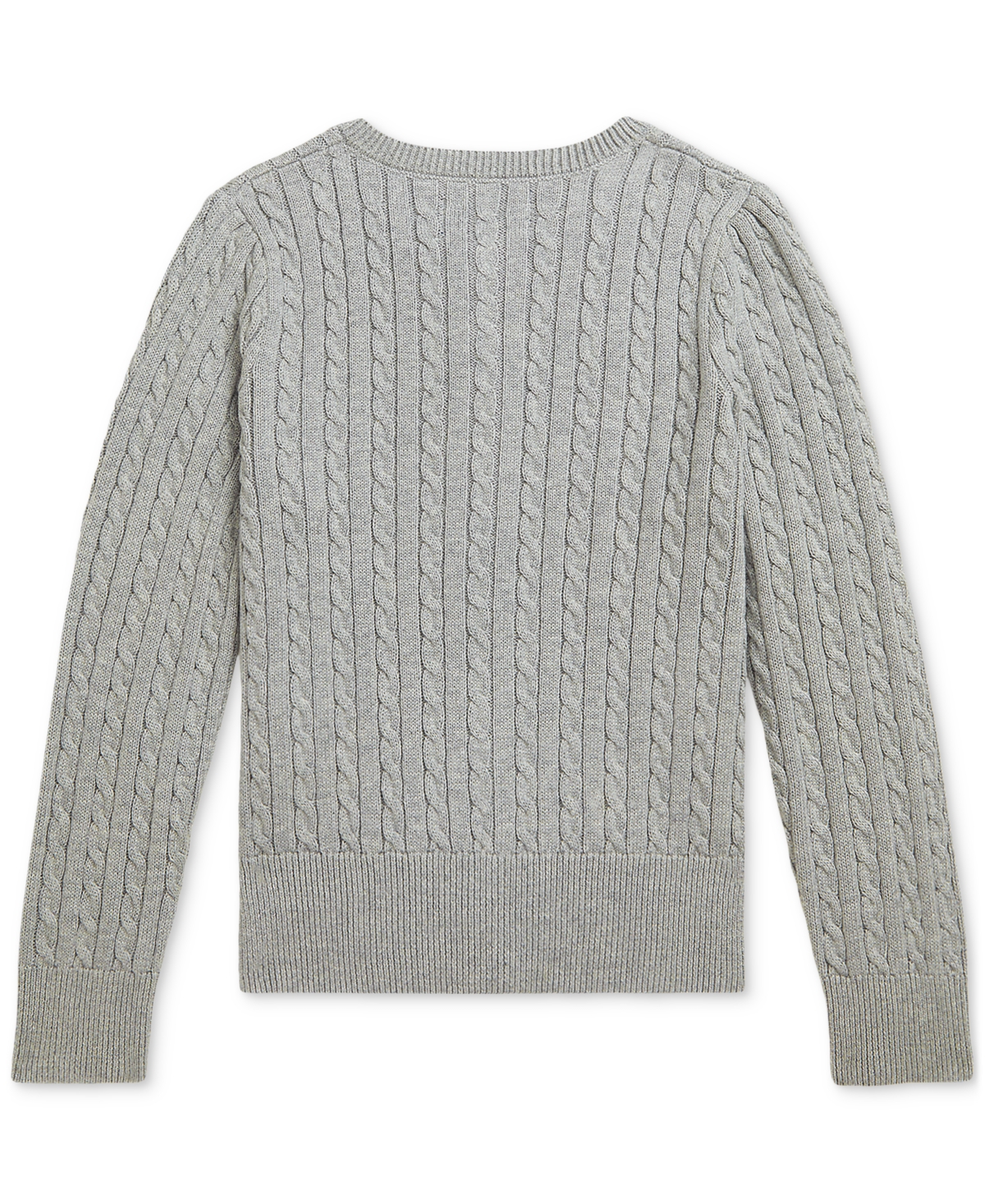 Polo Ralph Lauren Big Girls Mini-Cable Cotton Cardigan