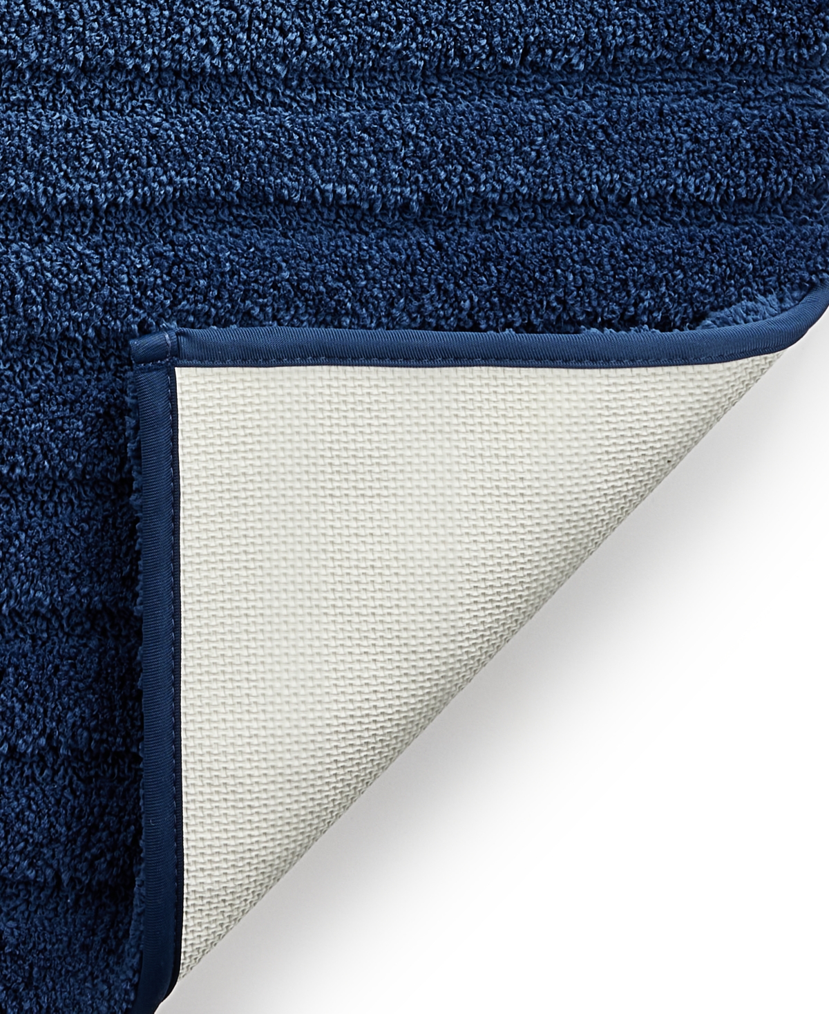 Charter Club Signature Bath Rug, 25.5" X 44", Exclusively At Macy's In Navy