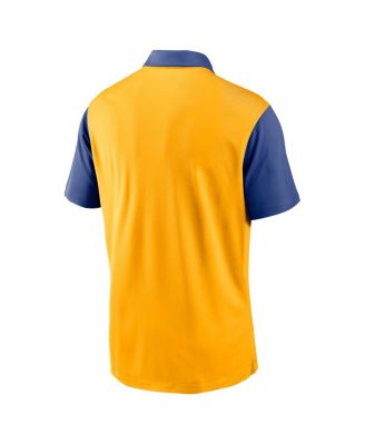 Men's Gold Milwaukee Brewers Franchise Cooperstown Collection Polo Shirt