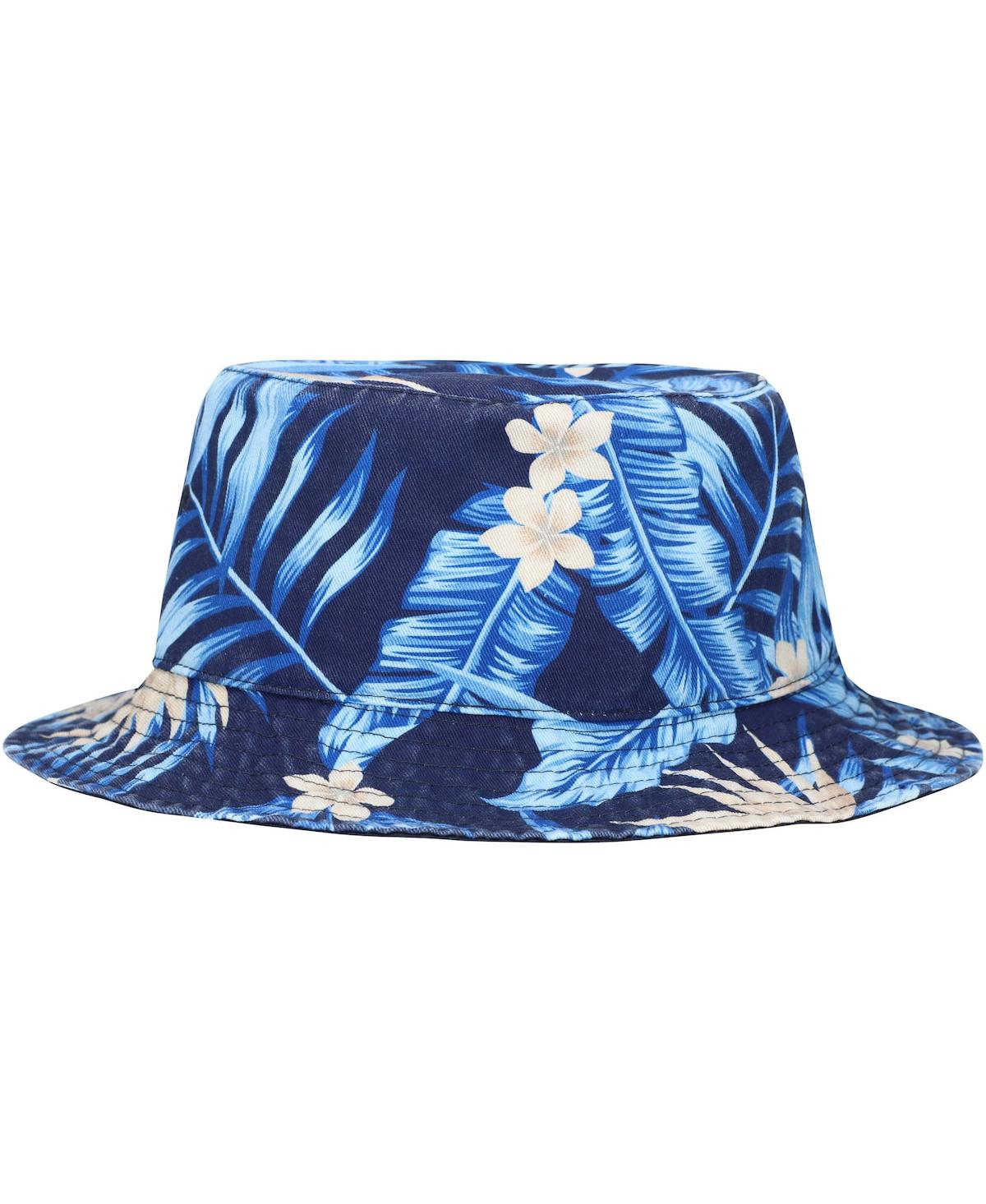 47 Brand Men's Navy West Virginia Mountaineers Tropicalia Bucket Hat In Navy