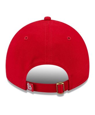 Women's Red St. Louis Cardinals Script 9TWENTY Adjustable Hat