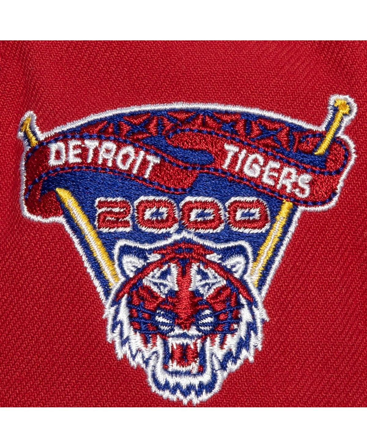 Mitchell & Ness Men's Red/royal Detroit Tigers Hometown Snapback Hat In Red,royal