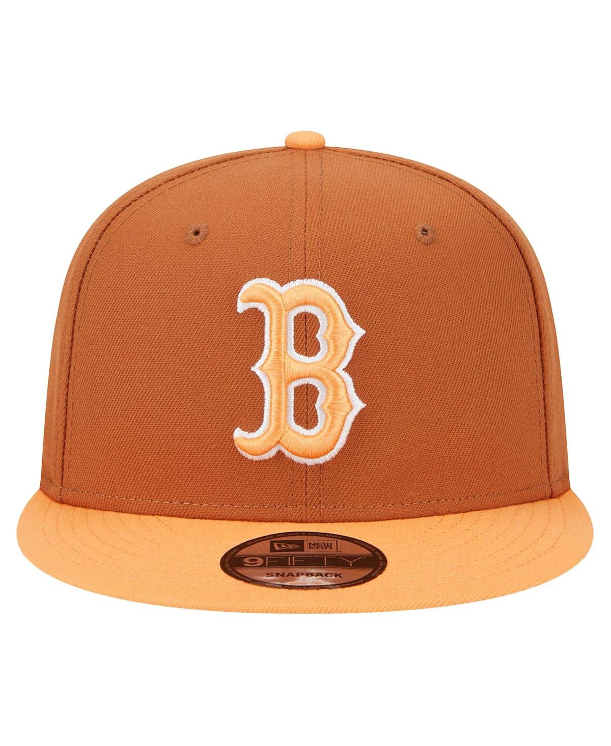 New Era Men's Brown Boston Red Sox Spring Color Two-tone 9fifty Snapback Hat In Brown