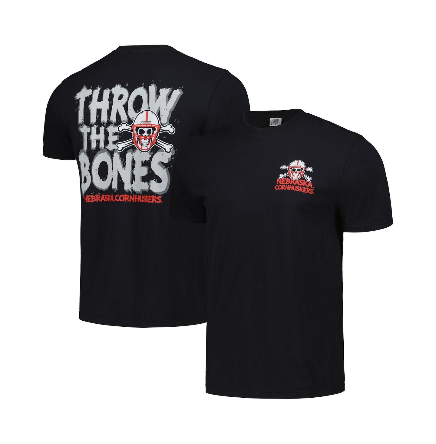 Футболка Image One Black Nebraska Huskers Hyper Local Throw the Bones — фото 1