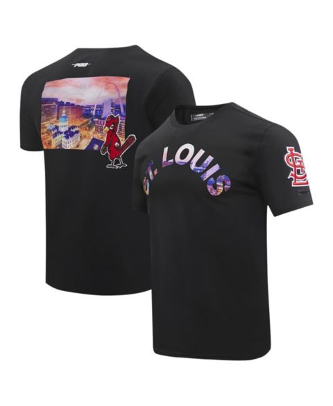 Мужская футболка Pro Standard Black St. Louis Cardinals Cityscape
