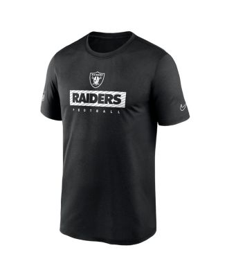 Men's Black Las Vegas Raiders Sideline Legend Performance T-Shirt