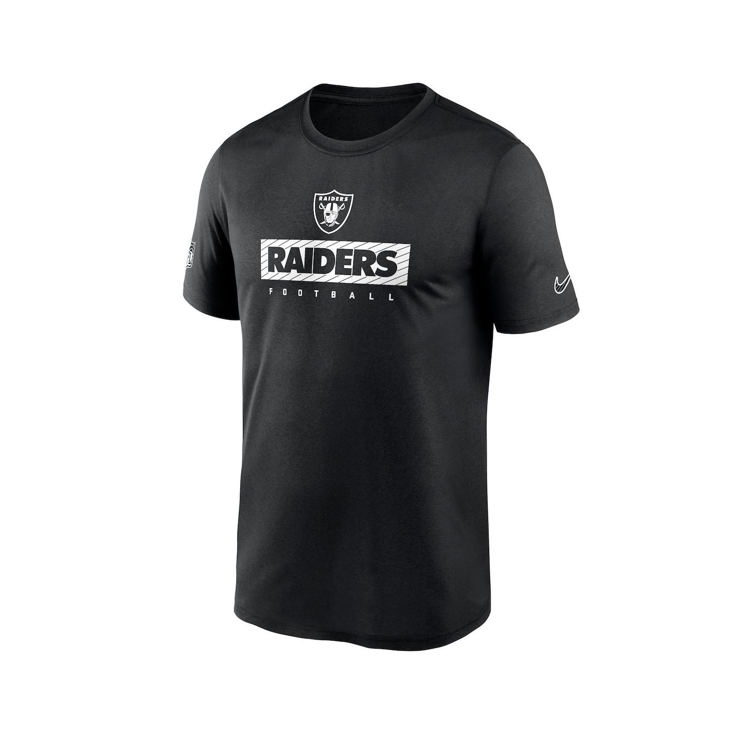 Men's Black Las Vegas Raiders Sideline Legend Performance T-Shirt