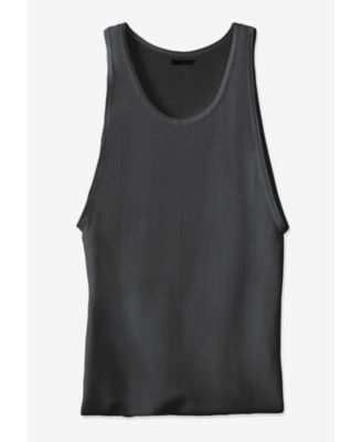 Men's Ribbed Cotton Tank Undershirt 3-Pack