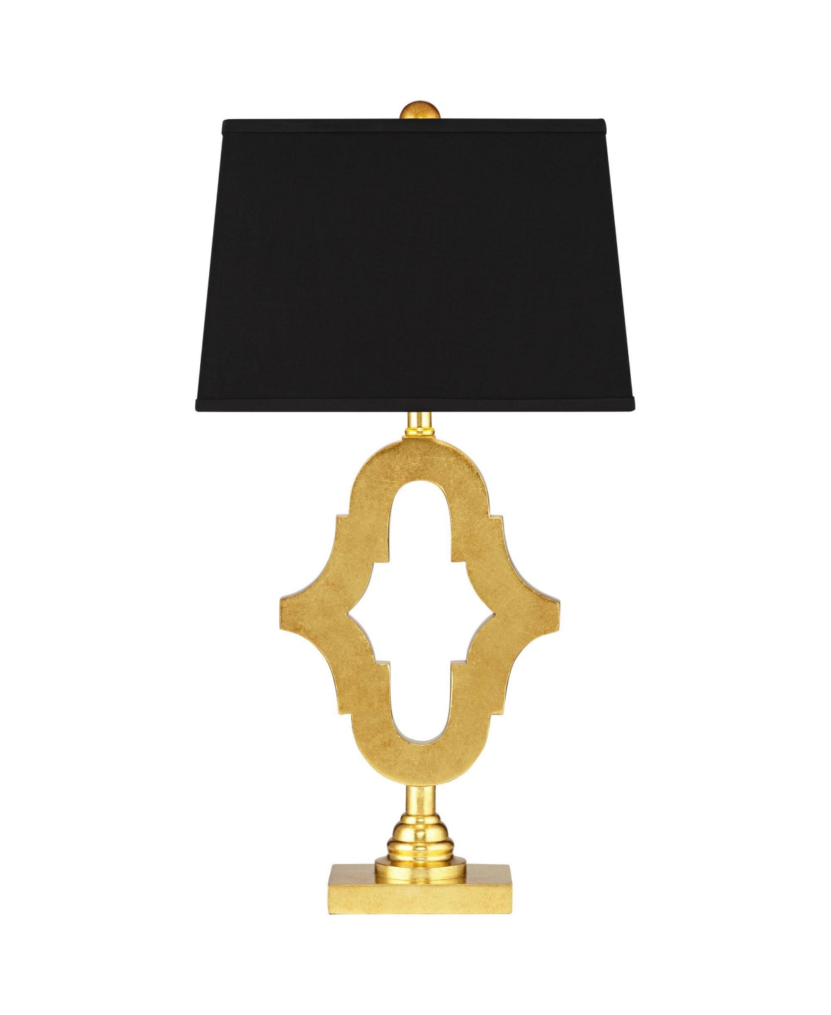 Possini Euro Design Judith Mid Century Modern Glam Luxury Table Lamp TallBlack Fabric Rectangle Shade Decor for Living Room Bedroom House