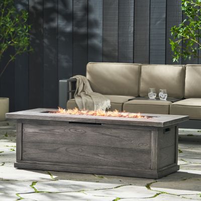 Transitional Outdoor Fire Pit Cozy Warmth, Rustic Charm