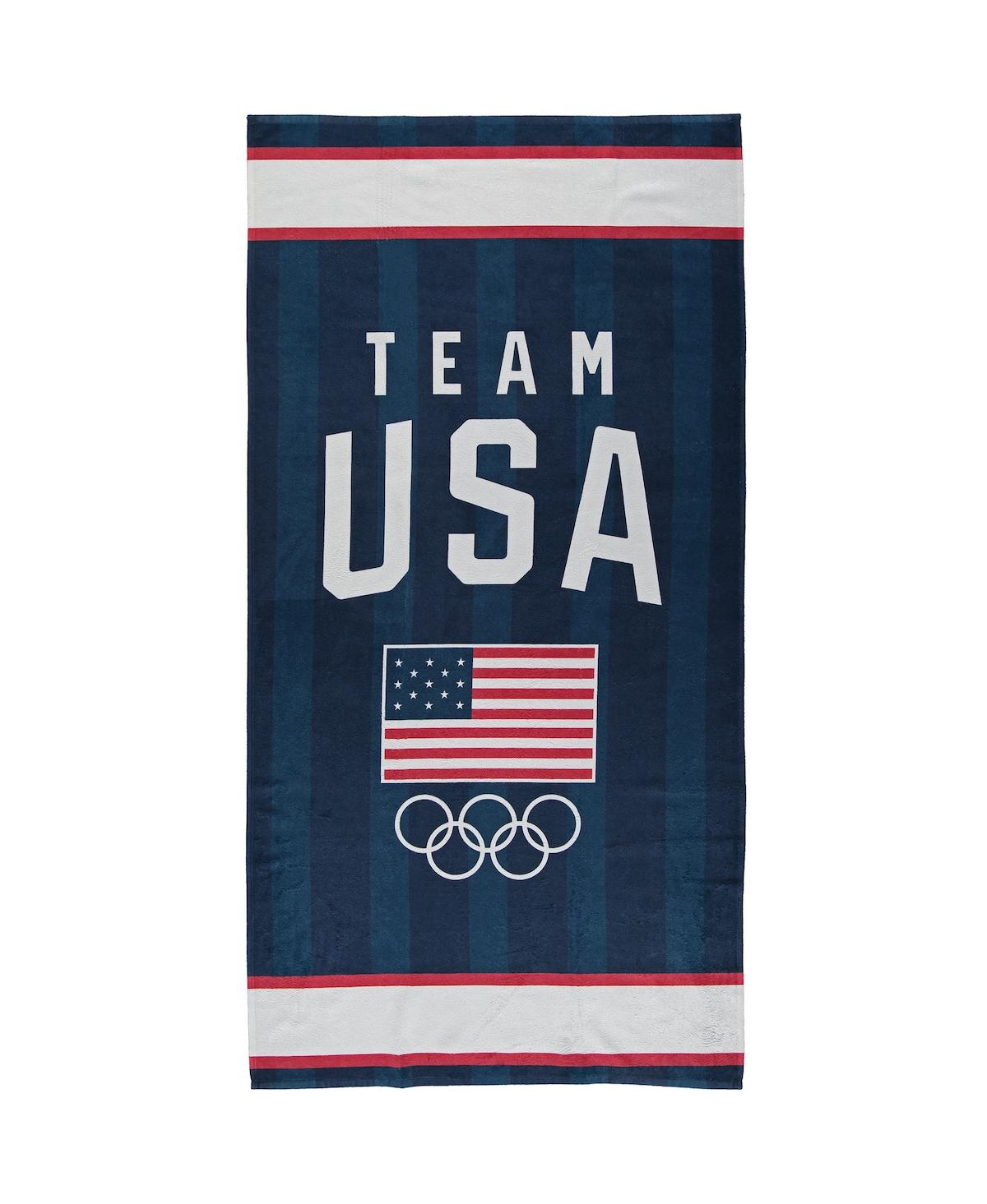Wincraft Team Usa 30'' X 60'' Beach Towel In Navy
