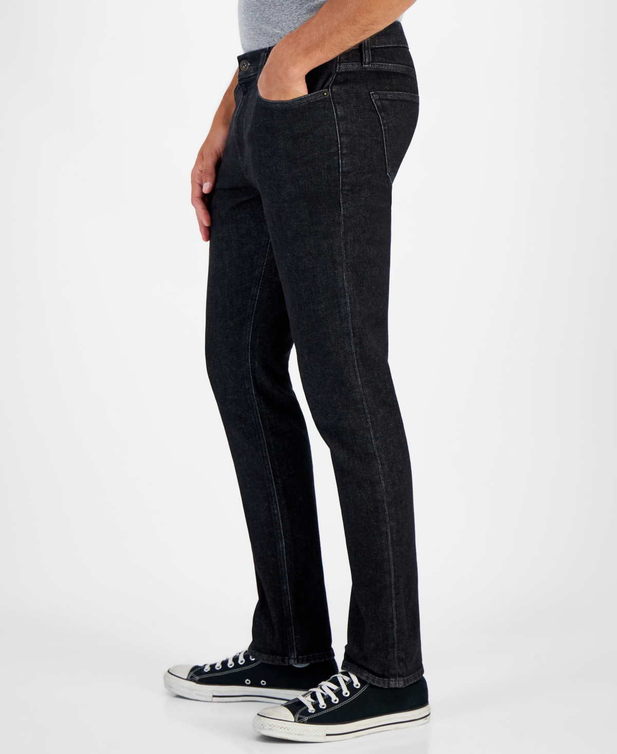 Sun + Stone Men'sBlack Slim-Fit Jeans, Created for Macy's - Channel