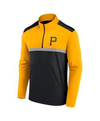 Men's Black Pittsburgh Pirates Unstoppable Quarter-Zip Top