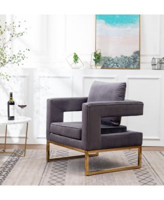 Contemporary Upholstered Accent Arm Chair