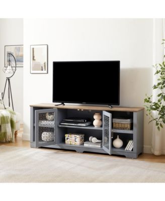 Streamdale Multi-Purpose TV Stand with Ample Storage for 80" TVs