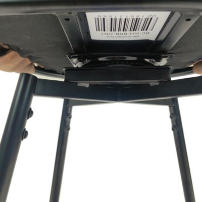  Premium Swivel Bar Stools with Woven Backrest