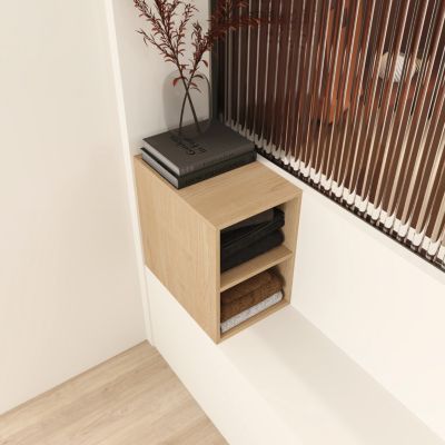 Wall Mount Storage Shelves (12") for Small Bathrooms