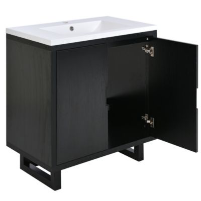 Premium Solid Wood Bathroom Vanity (30")