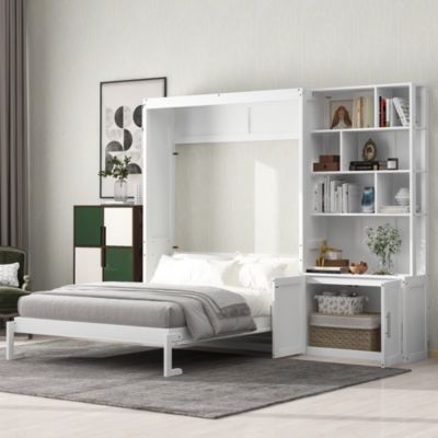 Murphy Bed with Storage and Cabinet