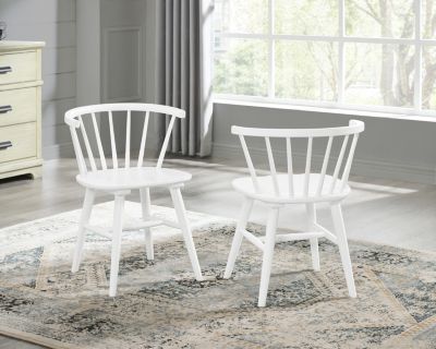 Windsor Spindle Back Dining Chairs (Set of 2)