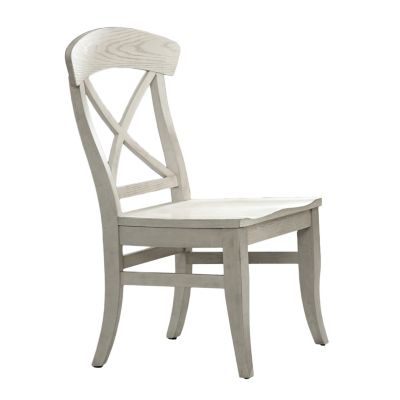 Cross-back Dining Side Chairs in Set of 2