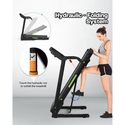 Streamdale Silent Treadmill with Space-Saving Design