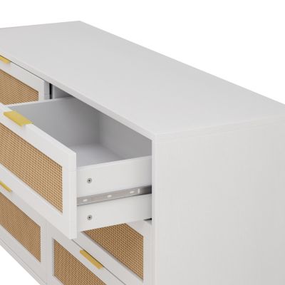 Stylish Rattan Dresser with Ample Storage and Modern Design