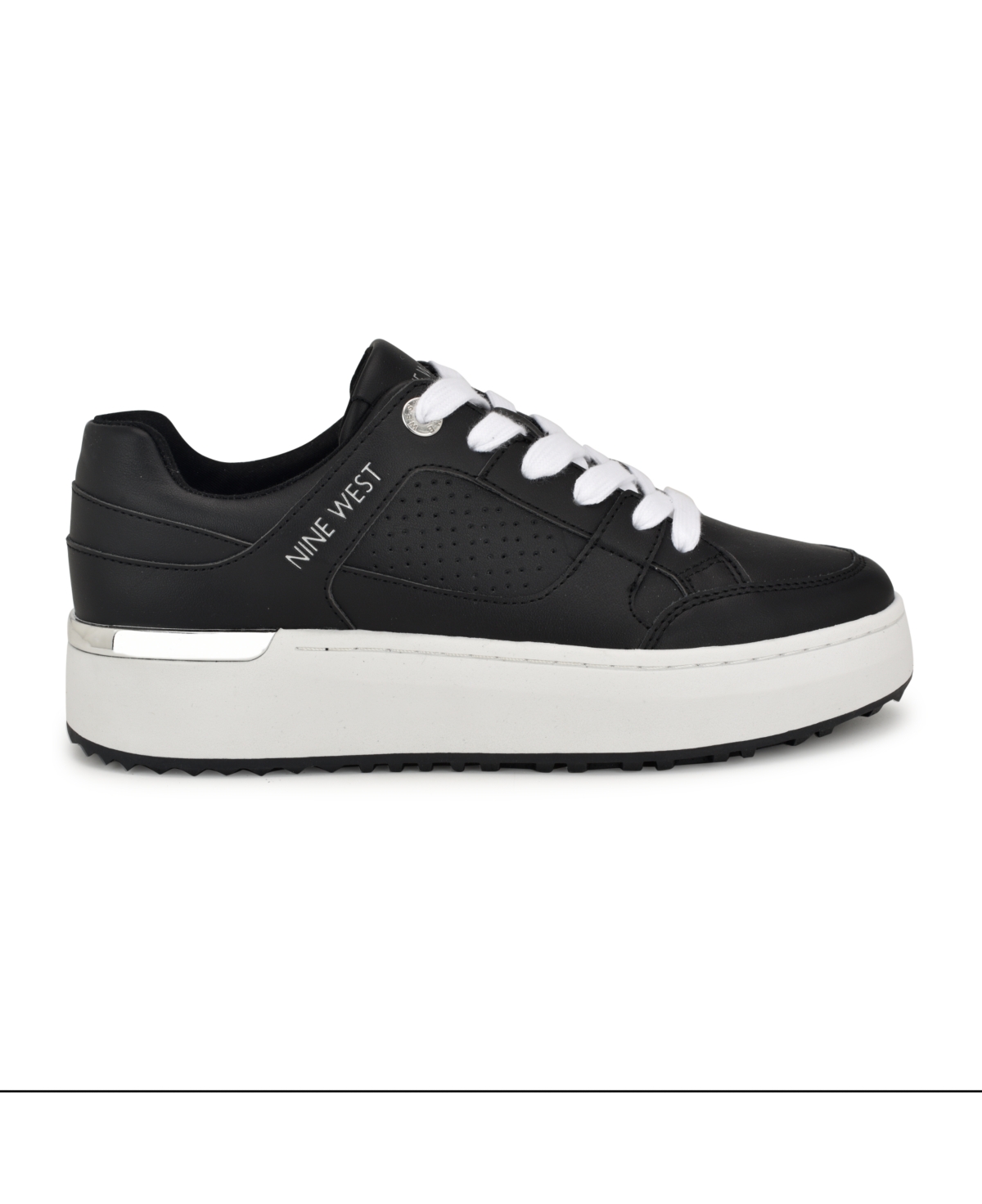 Nine West Women's Camp Round Toe Lace-Up Casual Sneakers