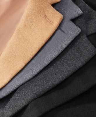 Men's Prosper Wool-Blend Slim Fit Overcoat