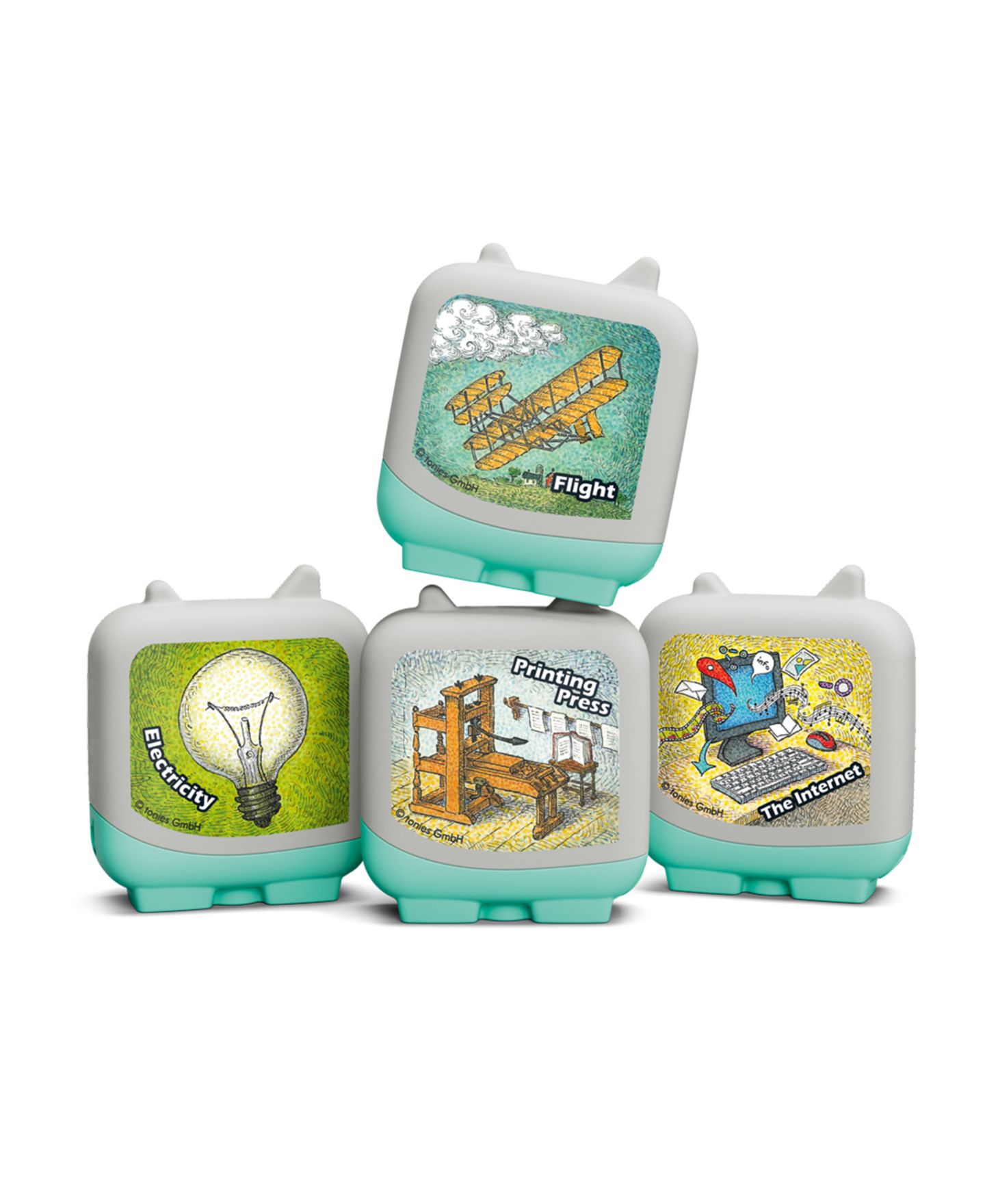 Детские игрушки Tonies Clever Set Inventions and Innovation Audio Figurine Pack — фото 2