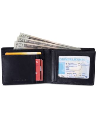 Men's Luxe RFID Boxshine Extra Capacity Bifold Wallet